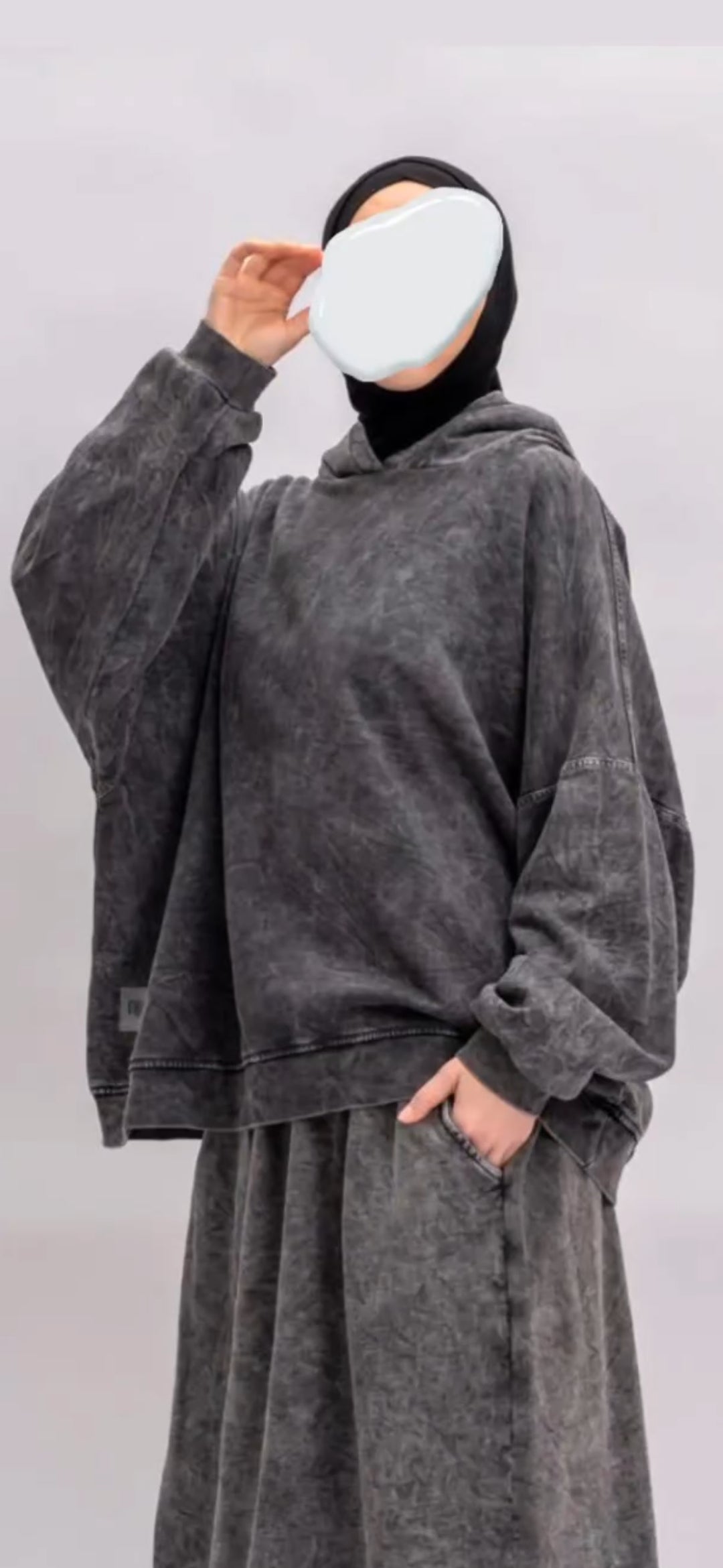 Sweat capuche oversize